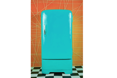 geladeira  antiga as cores nos anos 80