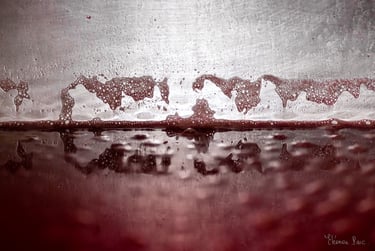 photographie vinification détail cuve inox écoulement Éléonore Parc photographe d’art Bourgogne