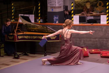 PLAY, SING, DANCE pop-up. Photo - Vytautas Abramauskas, Palace of the Grand Dukes of Lithuania