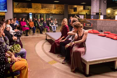 PLAY, SING, DANCE pop-up. Photo - Vytautas Abramauskas, Palace of the Grand Dukes of Lithuania