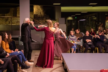 PLAY, SING, DANCE pop-up. Photo - Vytautas Abramauskas, Palace of the Grand Dukes of Lithuania