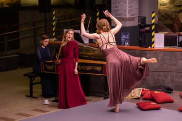 PLAY, SING, DANCE pop-up. Photo - Vytautas Abramauskas, Palace of the Grand Dukes of Lithuania