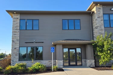 Dr Rahe office building 168 and Cornhusker northwest corner