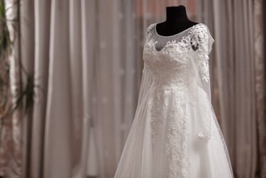 mariée miroir robe préparatifs matin