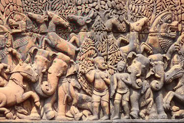 Arenisca tallada en Banteay Srei