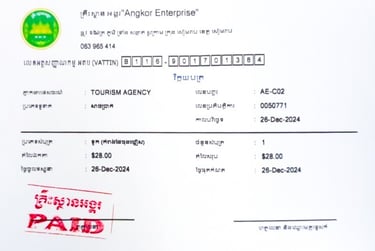 Ticket barco Chong Kneas
