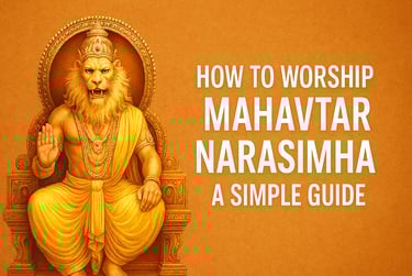 Mahaavtar narsimha worshipped