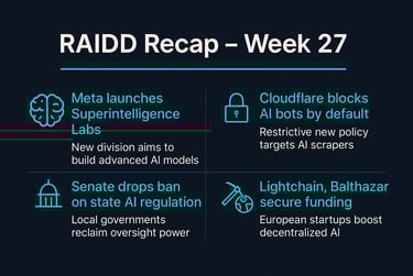 Overview of AI news topics in week 27 2025