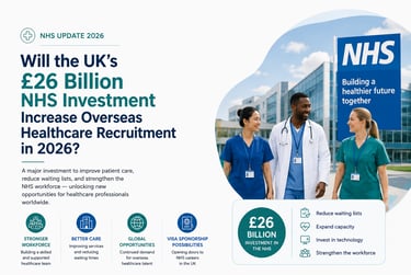 Will the UK's £26 Billion NHS Investment Increase Overseas Healthcare Recruitment in 2026?