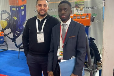 Tanaka Muvezwa at Izmir Agro Fuar with Turkish Company