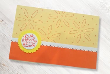 My first greeting card as a card making beginner