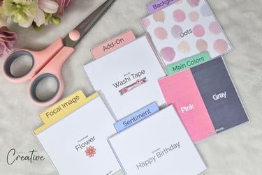Prompt cards for card making