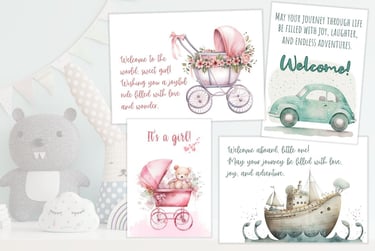 Messages to write in a newborn greeting card