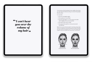 Love your hair, Books, typesetting by Michelle Pirovich, Squeezebox