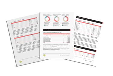 Media analysis reports, typesetting by Michelle Pirovich, Squeezebox