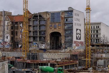 Reinhard Mokros: Berlin, Baustelle Tacheles Gelände 2019
