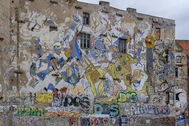 Reinhard Mokros: Berlin, Baustelle Tacheles Gelände 2019