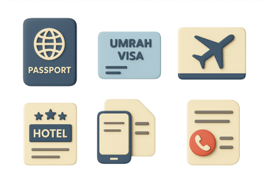Important documents for Umrah