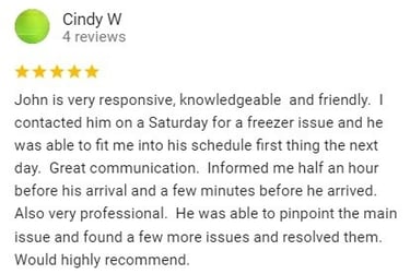 Review from customer