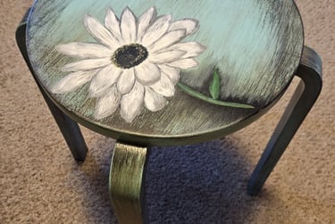 painted stool