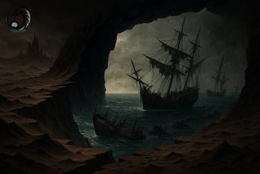 Porte de la Garenne dans le desert de Raraku. Le livre des Martyrs