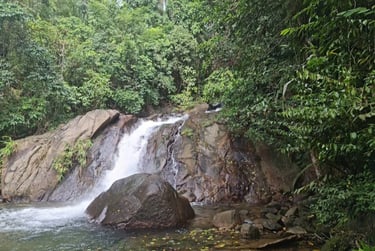thailand khao lak ton pling waterfall