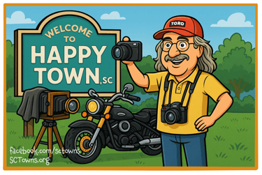 Mikey Takes Selfie at Happy Town