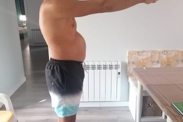 Imagen de un chico antes de la dieta