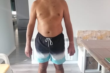 Un chico antes de la dieta