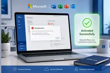 How to Fix Microsoft Office Activation Errors (Complete Step-by-Step Guide)