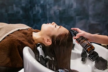 Professional detangle matted hair treatment in London salon, gentle and safe for all hair types.