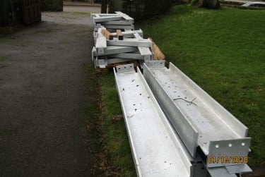 Bell frame arrives at church
