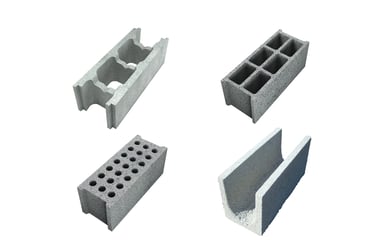 Blocs béton : parpaings, blocs à bancher, blocs creux et pleins, magasin dans l’Oise