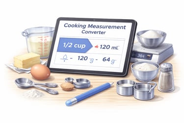 Cooking measurement converter