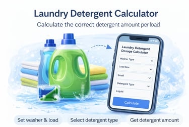 laundry calculator tool