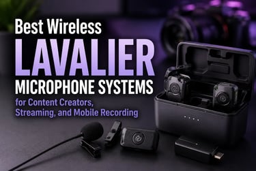 Best Wireless Lavalier Microphone Systems for Content Creators, Streaming, and Mobile Recording