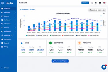 Real-time traffic and campaign performance monitoring