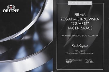 ORIENTCERTYFIKAT
