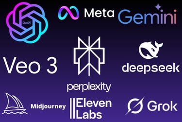 a bunch of logos that are on display