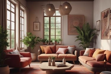 Bright living room with modern inventory