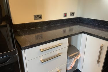 Spray Granite Kitchen worktop refurb