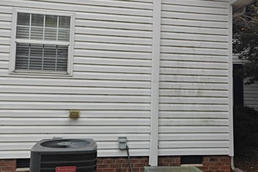 House soft wash Albemarle, NC Before