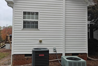 House soft wash Albemarle, NC After