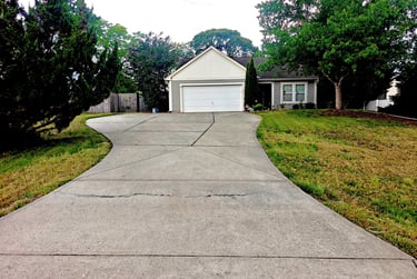 Driveway Cleaning Albemarle, NC Before