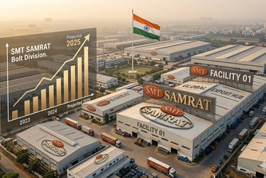 Samrat Machine Tools Illustration Plant area view photo. AI