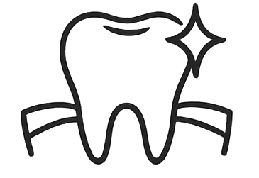 Diente que representa tratamientos de estética gingival y armonía del contorno dental
