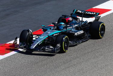 George'as Russellas Mercedes Formulė-1