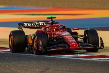Charlesas Leclercas Ferrari Formulė-1