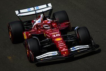 Charlesas Leclercas Ferrari