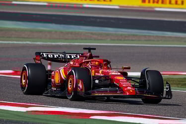 Charlesas Leclercas Ferrari Formulė-1